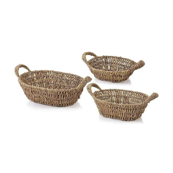 Affek Design Amparo Saklama Sepeti Seti 30 x 23 x 9 / 27 x 20 x 8 / 24 x 17 x 7 cm (3 Parça)
