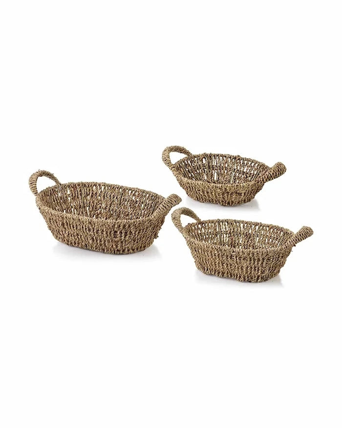 Affek Design Amparo Saklama Sepeti Seti 30 x 23 x 9 / 27 x 20 x 8 / 24 x 17 x 7 cm (3 Parça)