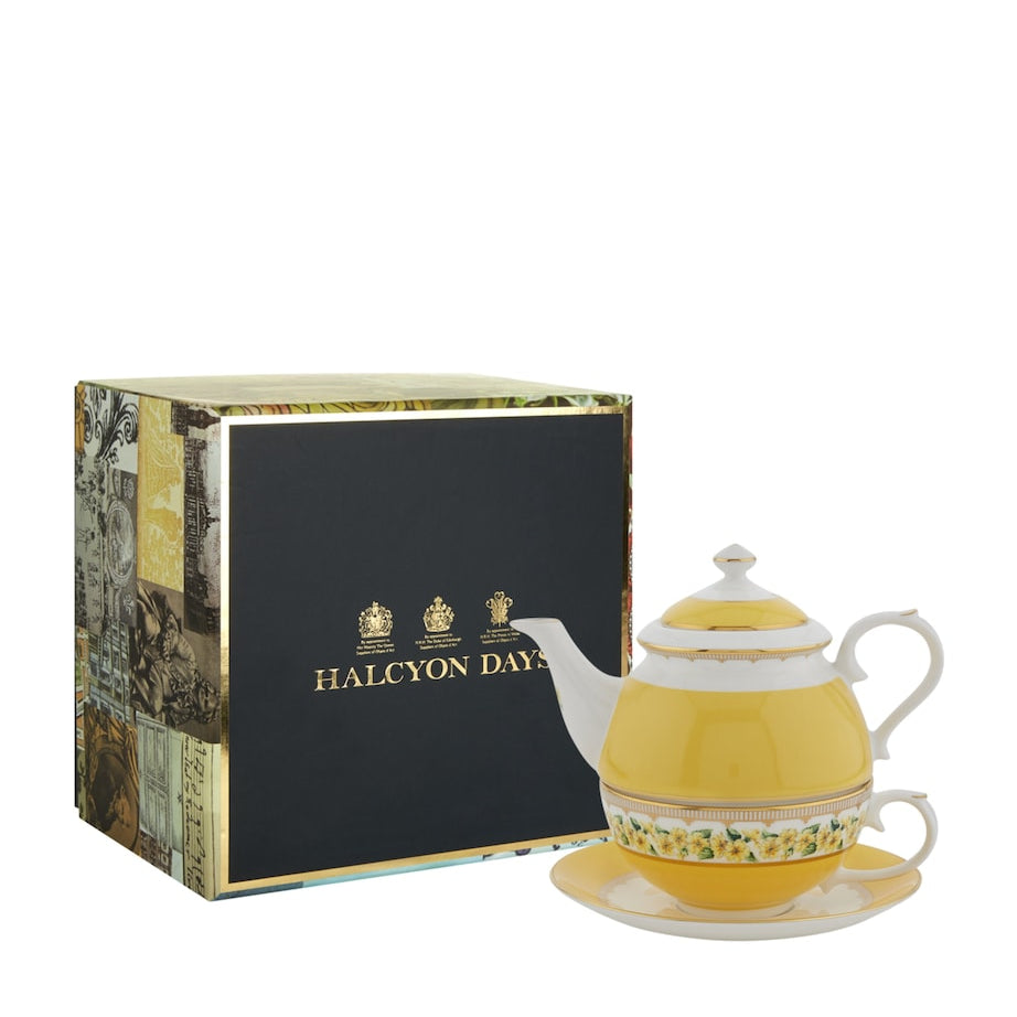 Shell Garden Floral Tea For One