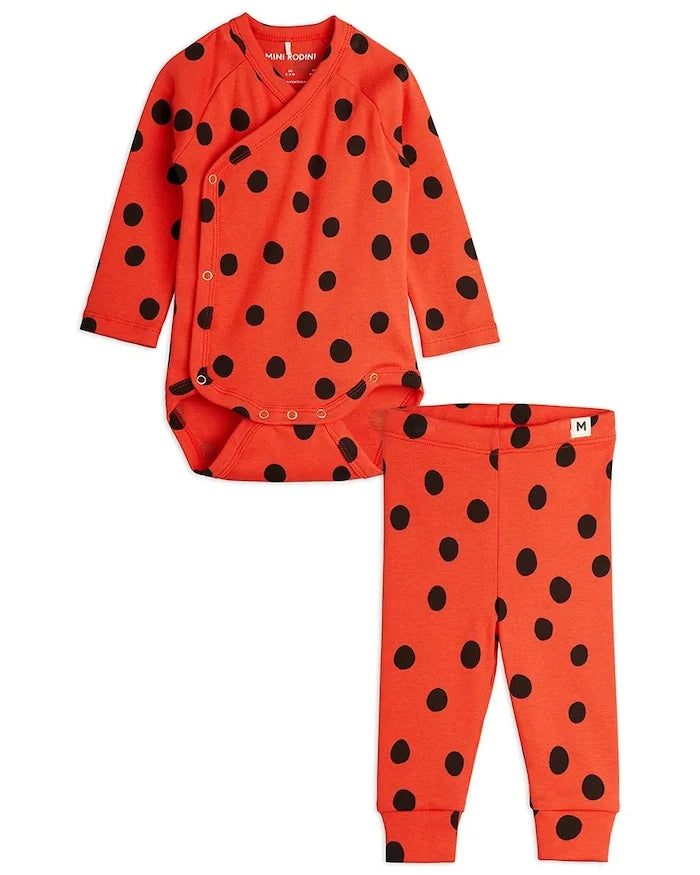 Mini Rodini Dots Bebek Pamuklu Takım