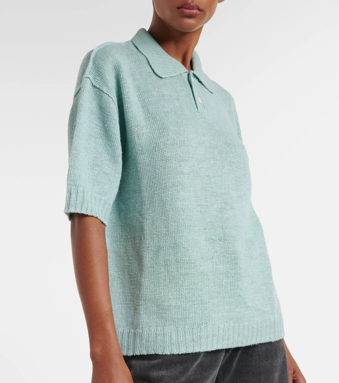 Maison Margiela - Hemp polo sweater
