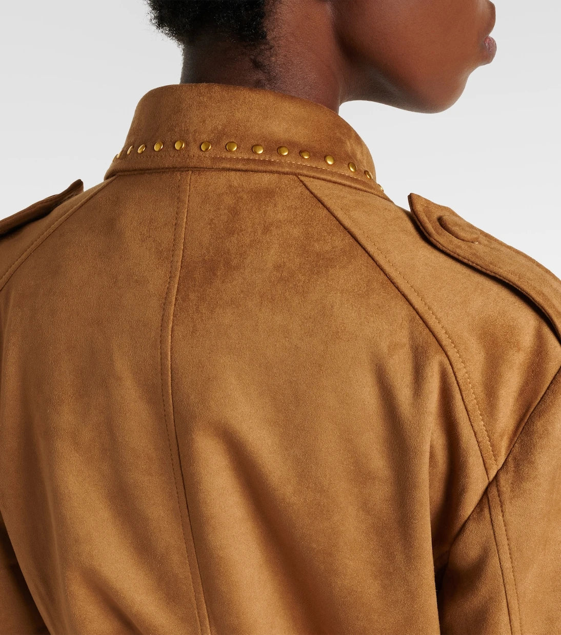 Xu Zhi - Studded belted field jacket