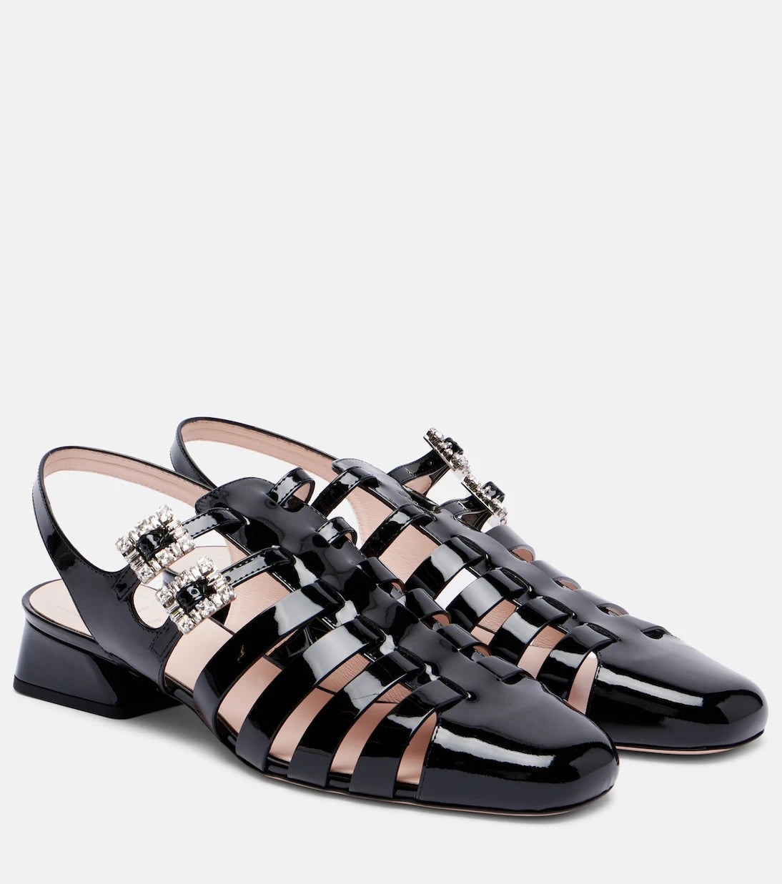 Roger Vivier - Mini Très Vivier 25 patent leather sandals
