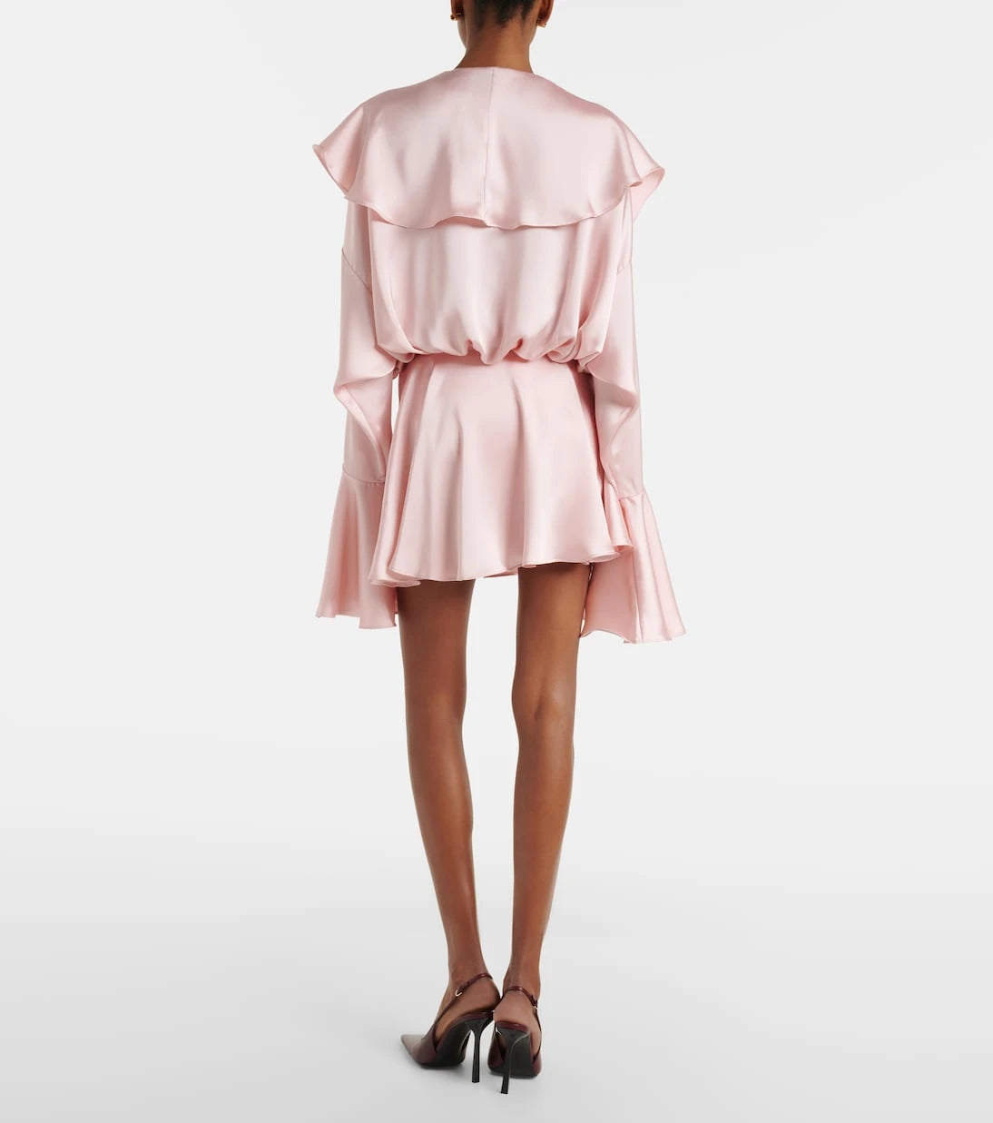 Norma Kamali - Satin miniskirt