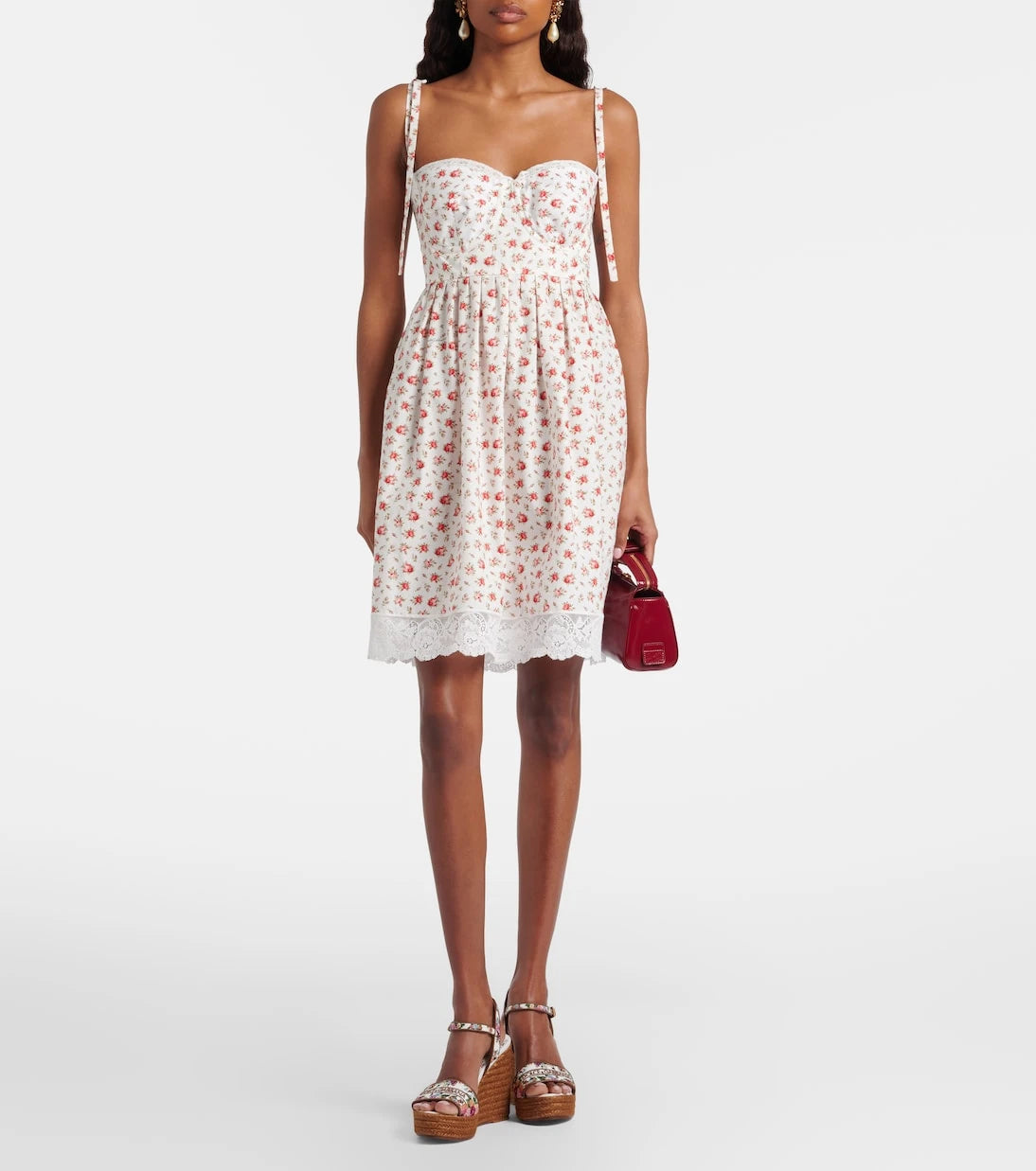 Dolce&Gabbana - Floral embroidered espadrille wedges