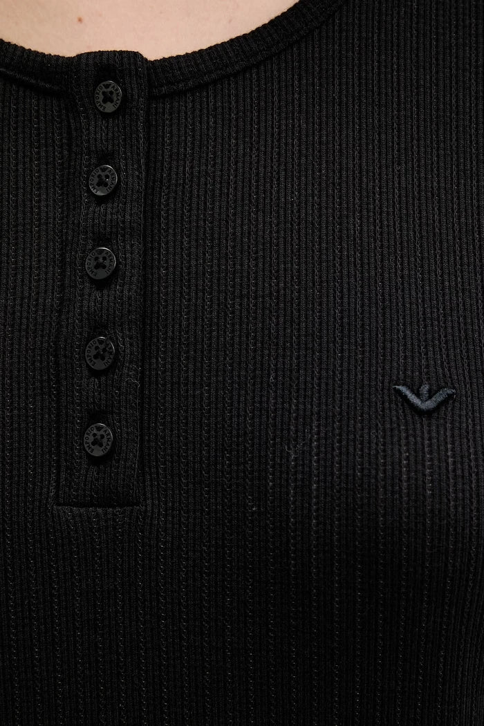 Emporio Armani Underwear kadın pamuklu pijama üstü