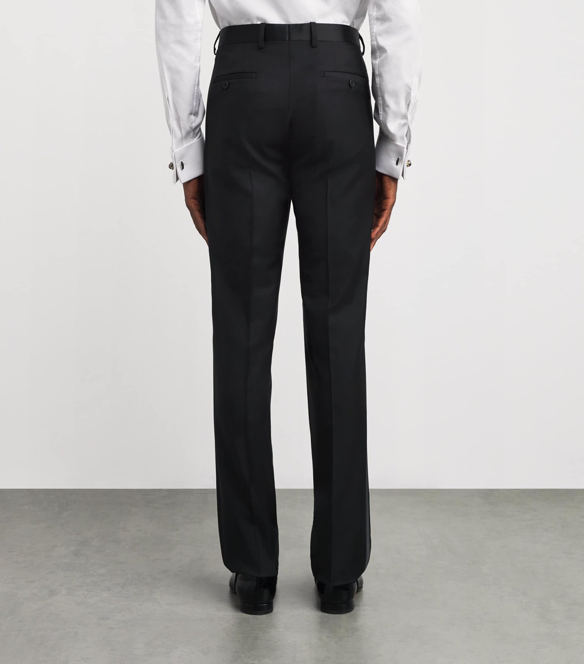 Emporio Armani Virgin Wool Tailored Trousers