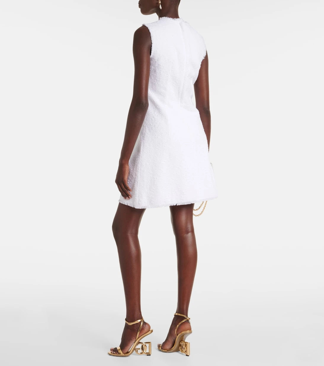 Dolce&Gabbana - Capri cotton-blend tweed minidress