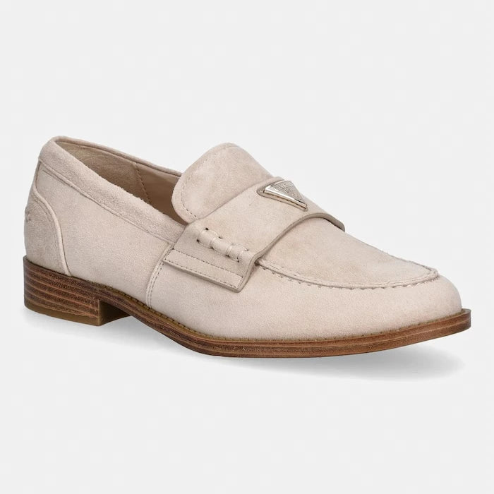 Guess мокасини дамски от велур BELISO