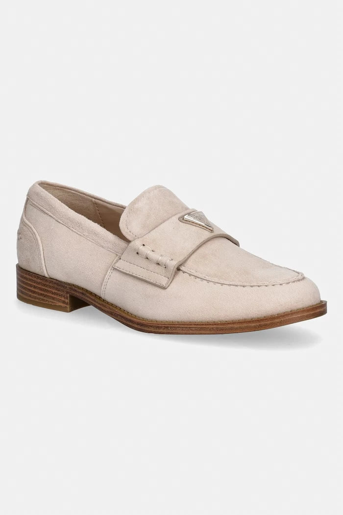 Guess мокасини дамски от велур BELISO