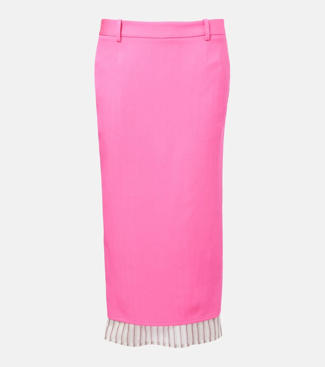 The Attico - Virgin wool pencil skirt