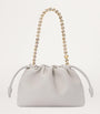 LOEWE Grey Medium Leather Flamenco Shoulder Bag