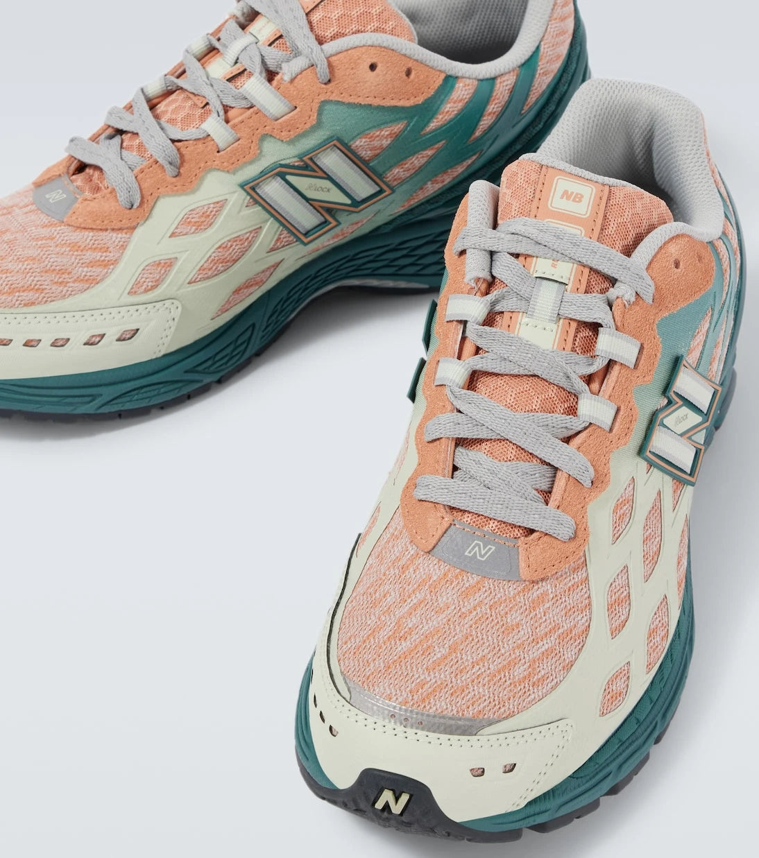 New Balance - 1906W suede and mesh sneakers
