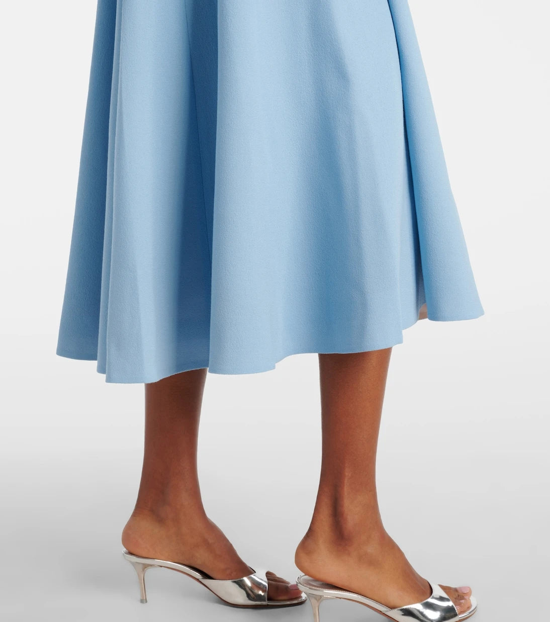 Emilia Wickstead - Collins pleated wool crêpe midi dress