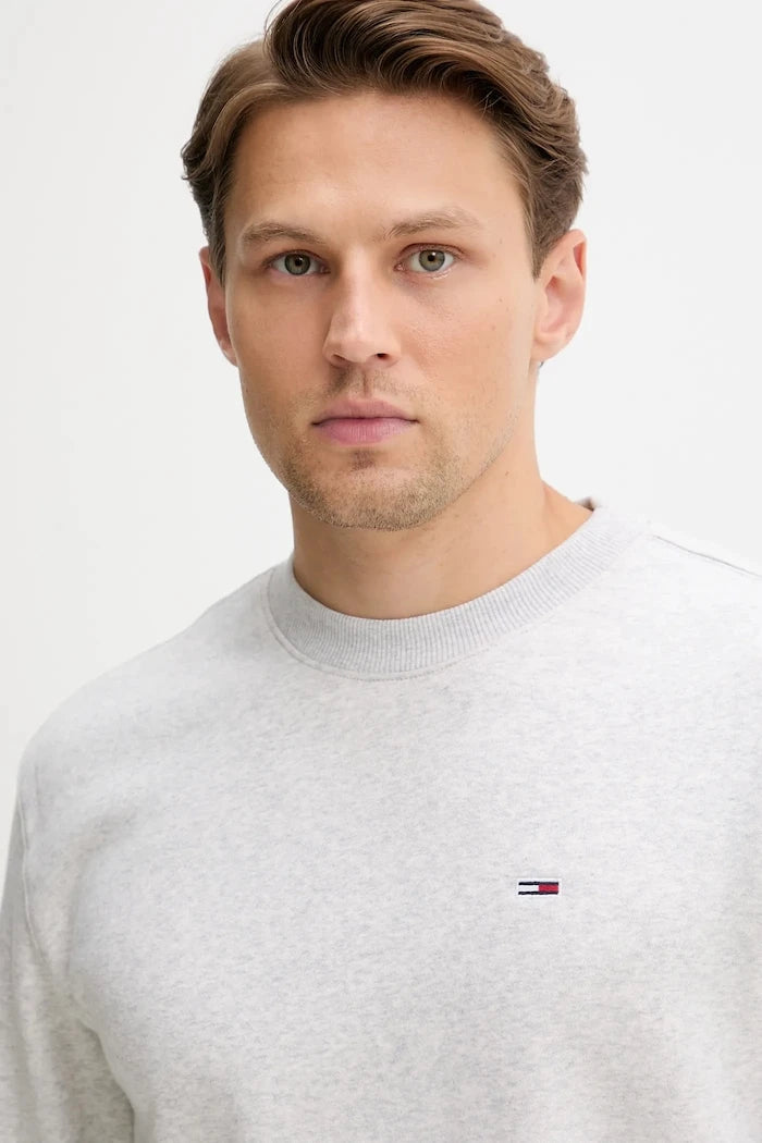 Tommy Jeans erkek pamuklu sweatshirt