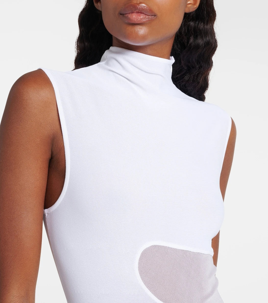 Alaïa - Turtleneck maxi dress