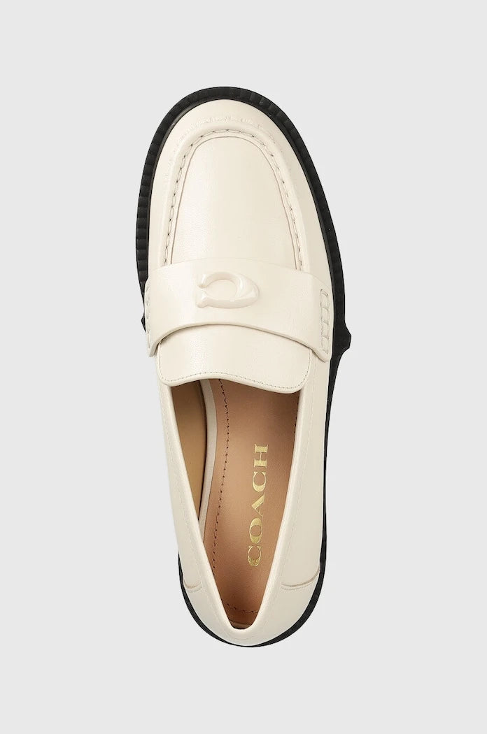 Кожени мокасини Coach Cb990 Leah Loafer