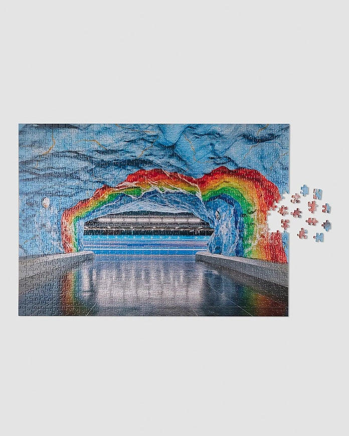 Printworks - Пъзел Subway Art Rainbow от 1000 части