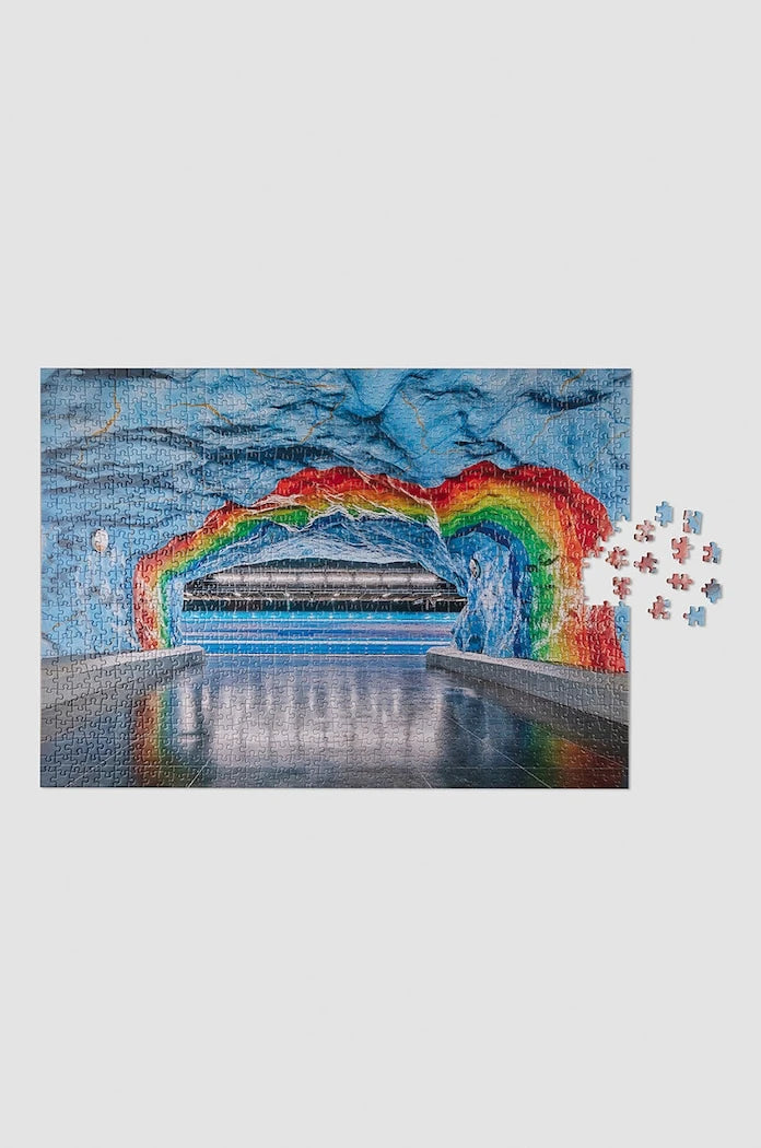 Printworks - Пъзел Subway Art Rainbow от 1000 части