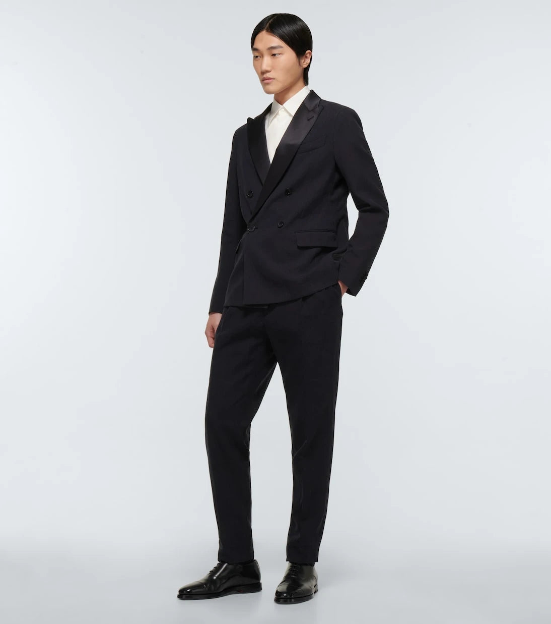 Giorgio Armani - Slim-fit linen pants
