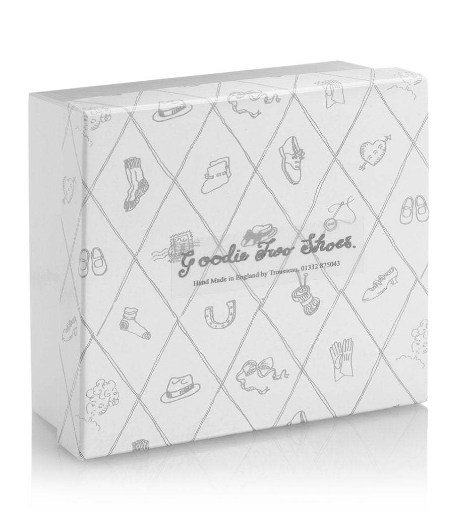 English Trousseau Kids Silver Plated Piggy Bank (Blue)