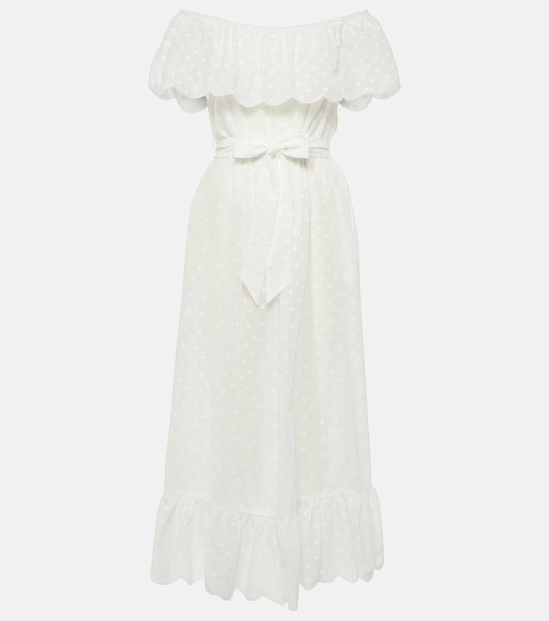 Marysia - Off-shoulder cotton midi dress