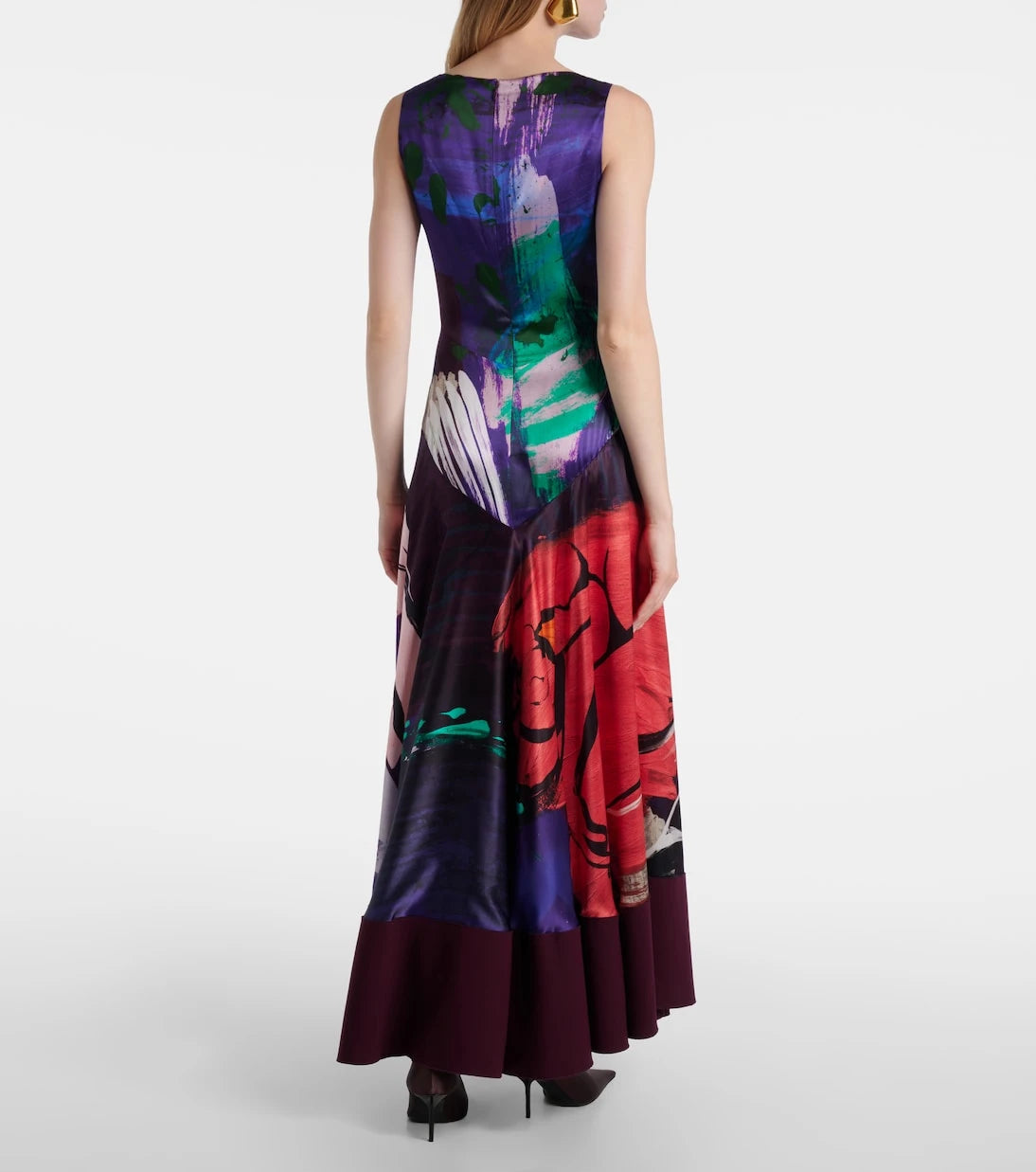 Roksanda - Munir printed silk satin gown