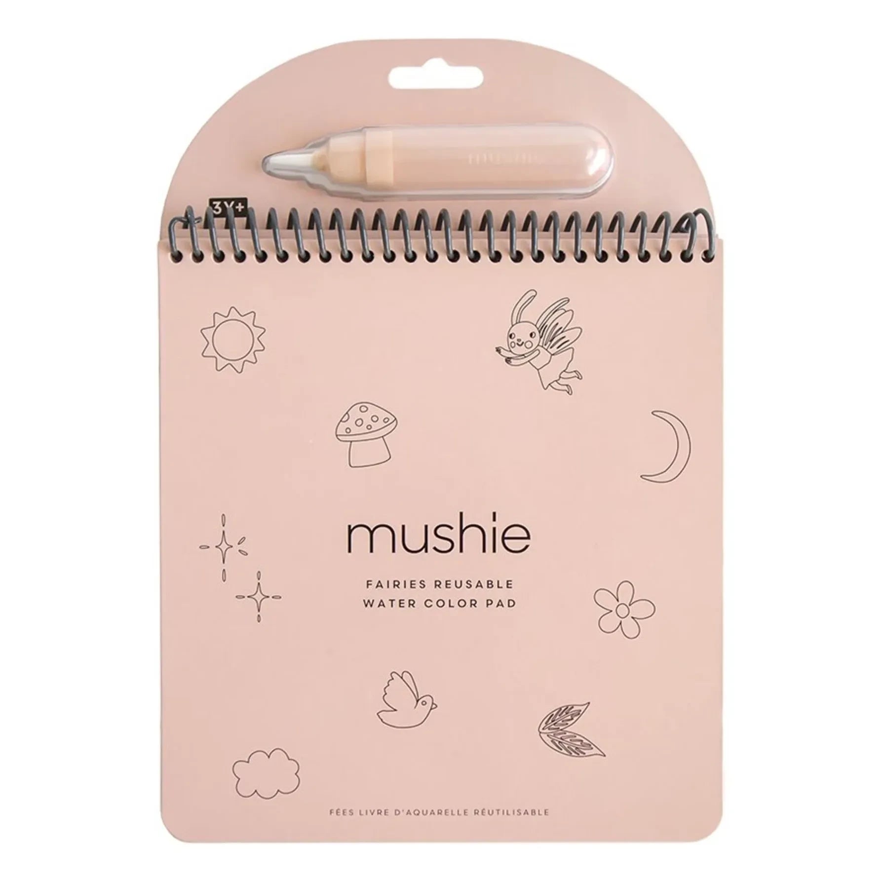 Mushie - Fées erasable coloring book | Pink