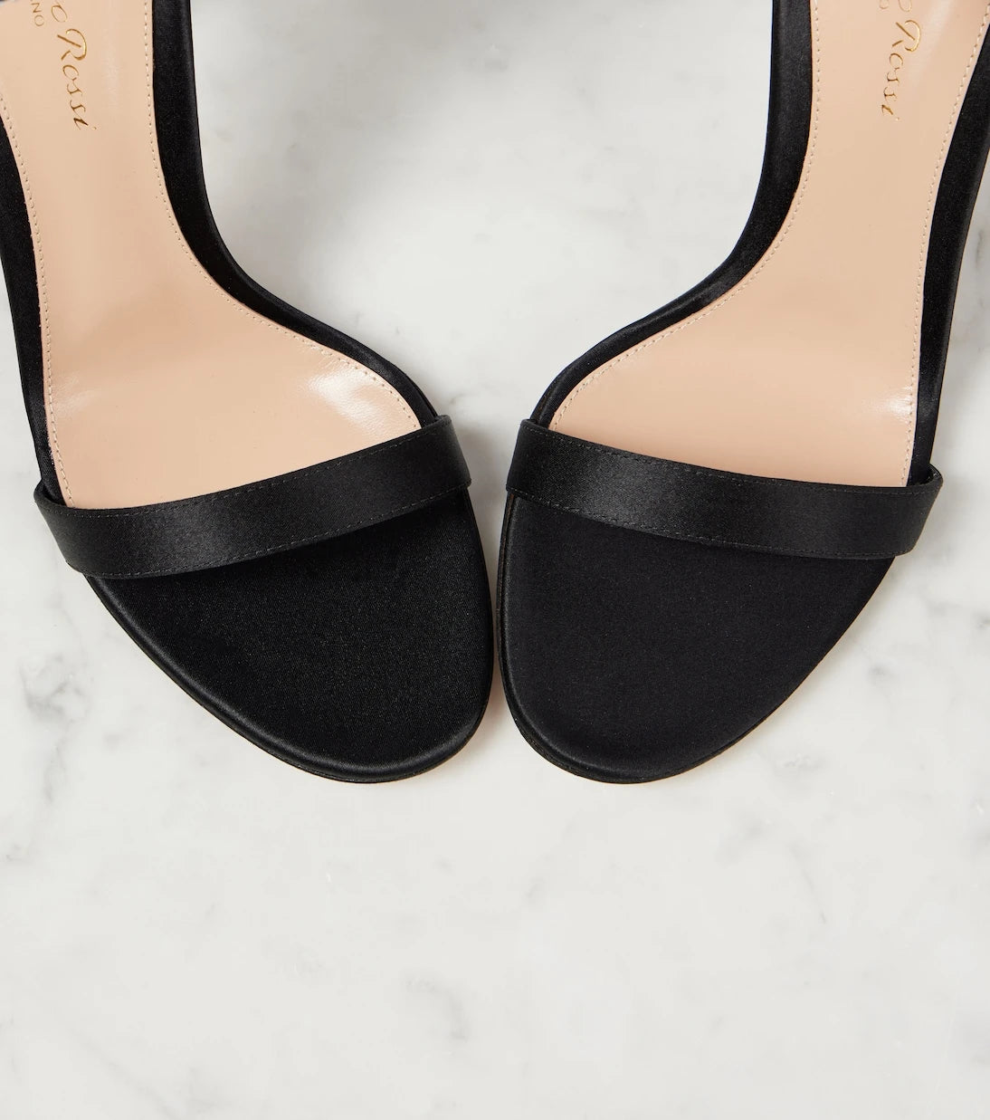Gianvito Rossi - Adore 105 embellished satin sandals