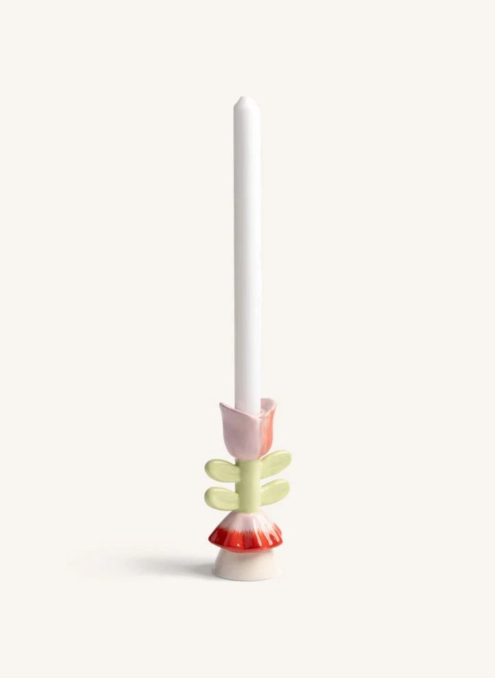 &Klevering - Blume tulip candleholder | Pink