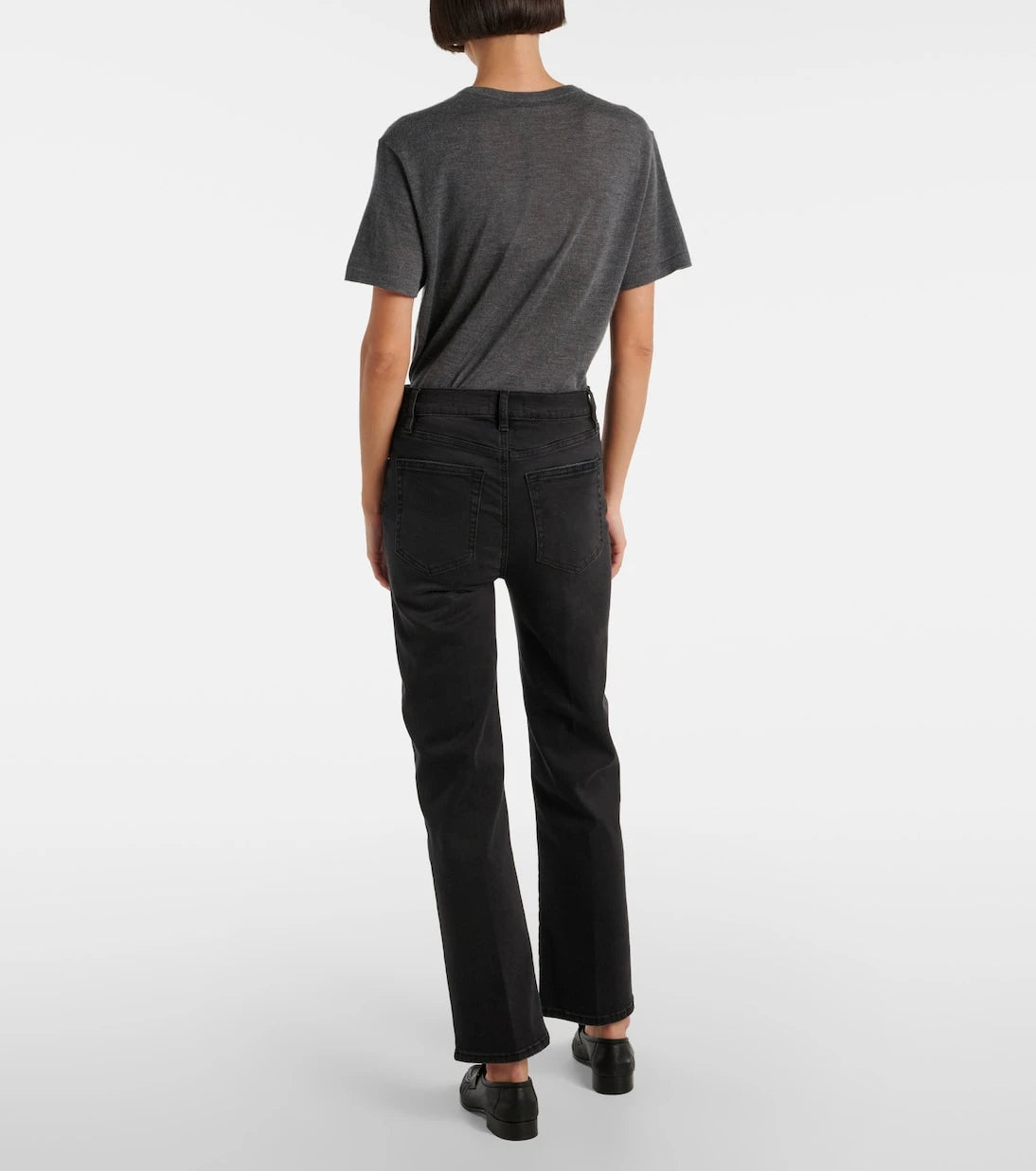 Frame - Le Sleek high-rise straight jeans