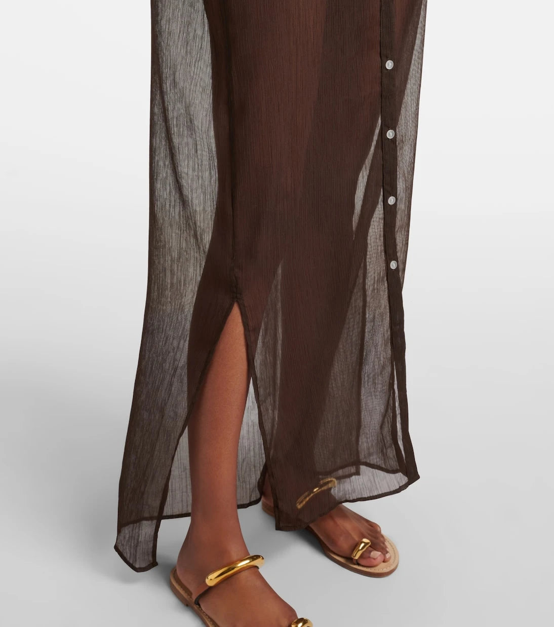 Jade Swim - Mika sheer shirt dress