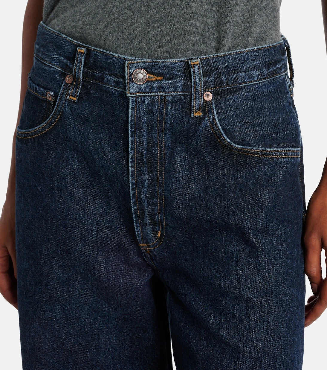 Agolde - Low Curve mid-rise barrel-leg jeans