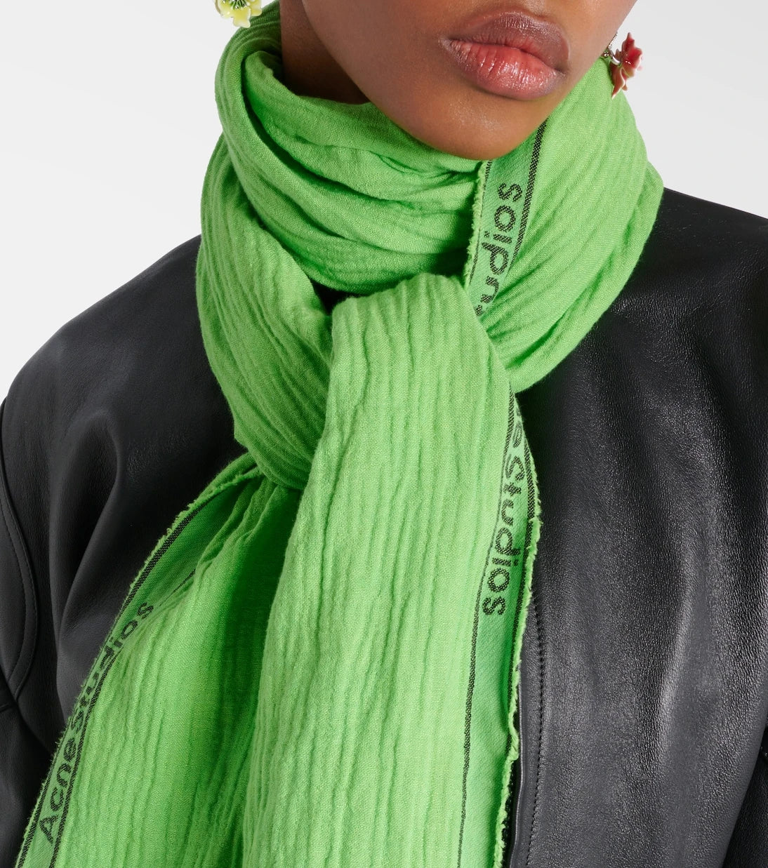 Acne Studios - Cotton and linen scarf