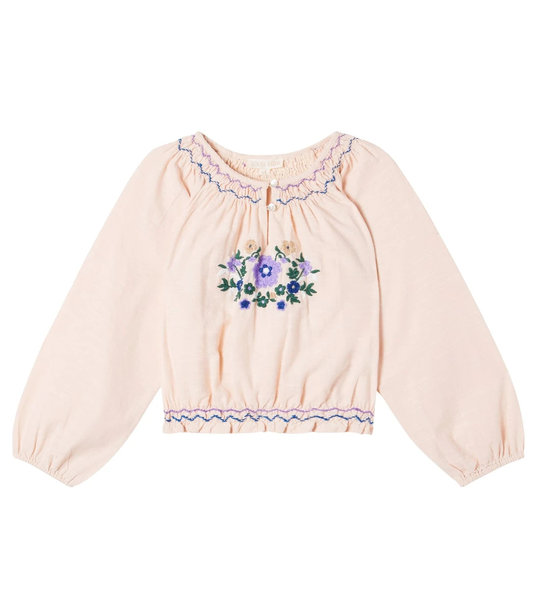 Louise Misha - Marinella cotton and linen blouse