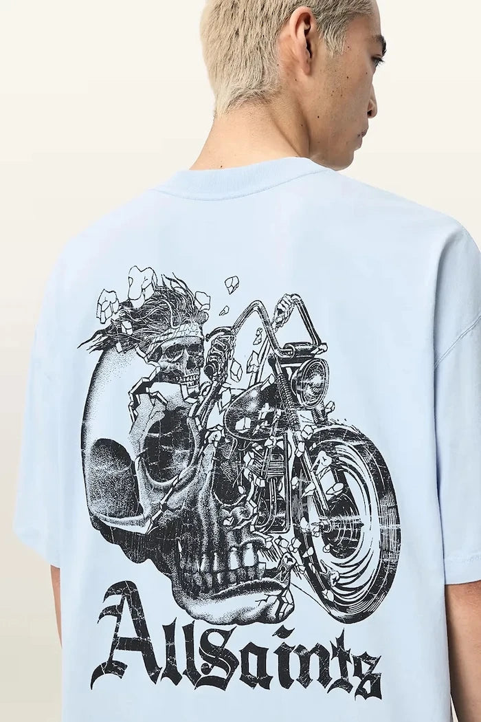 Памучна тениска AllSaints PANHEAD