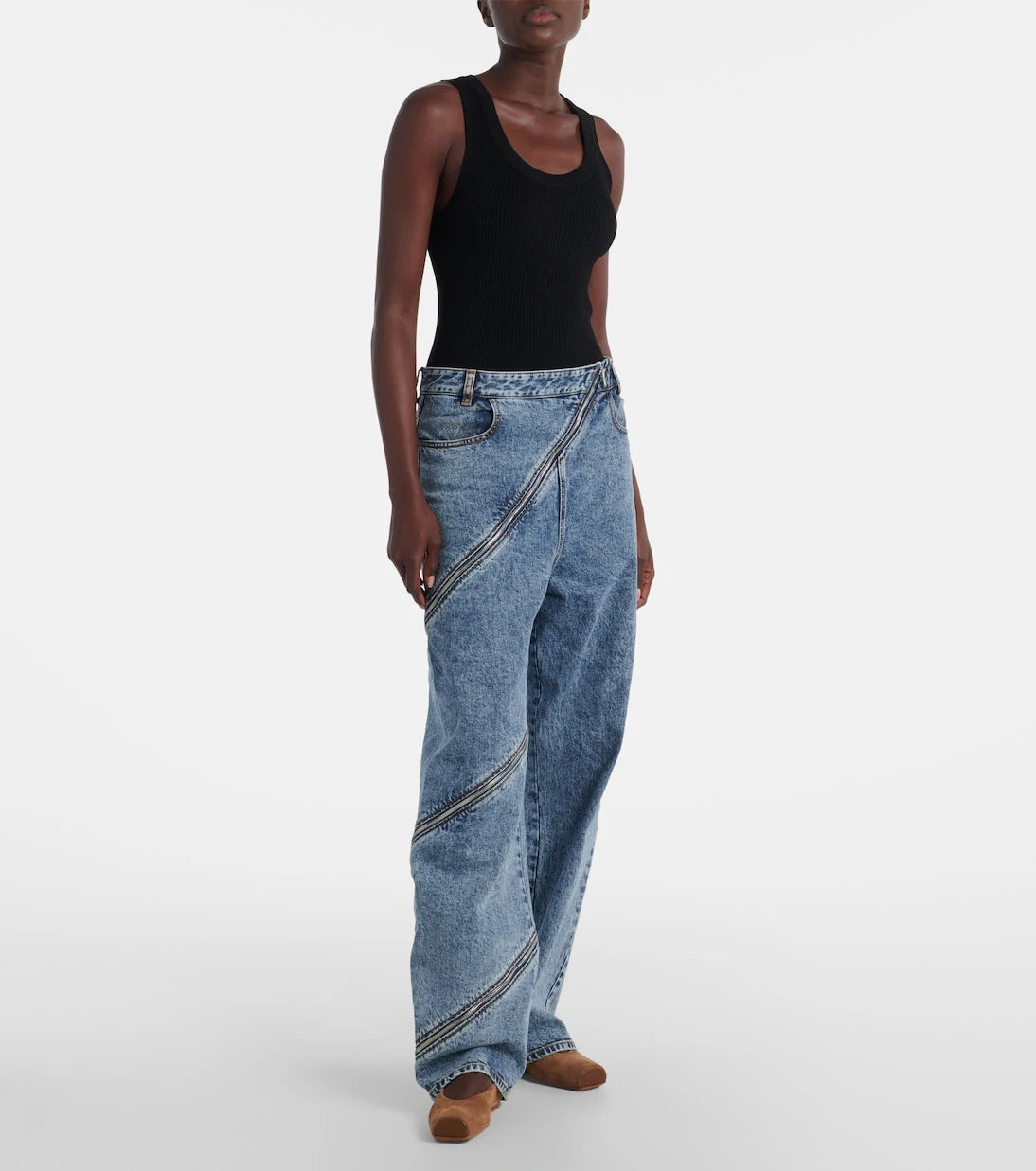 Alaïa - Suede ballet flats