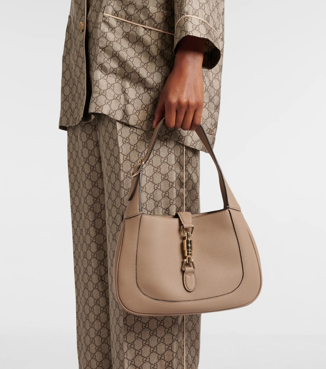 Gucci - حقيبة كتف صغيرة Jackie 1961 من جلد غوتشي