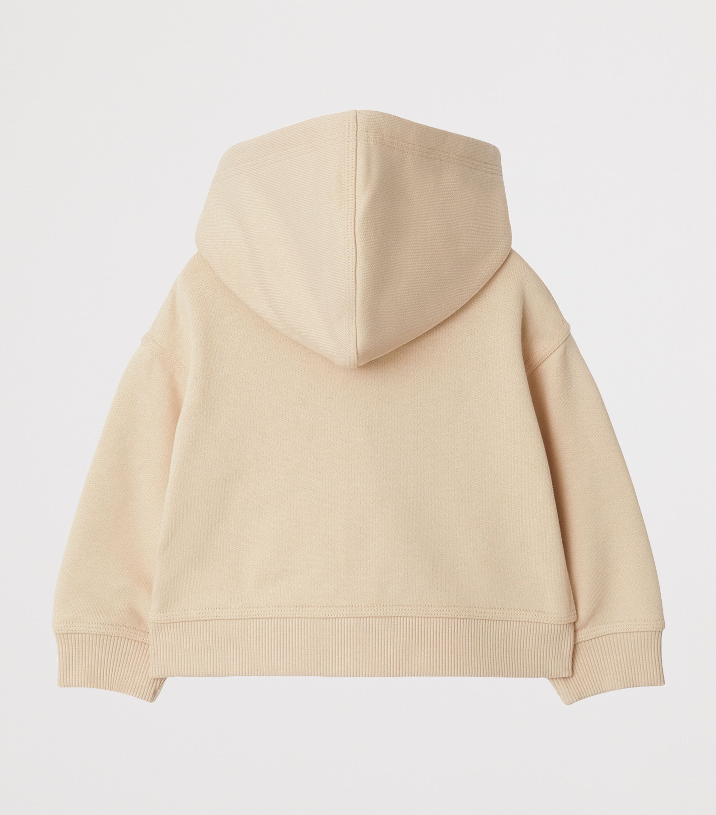 Burberry Kids Cotton Check-Patch Hoodie (6-24 Months)