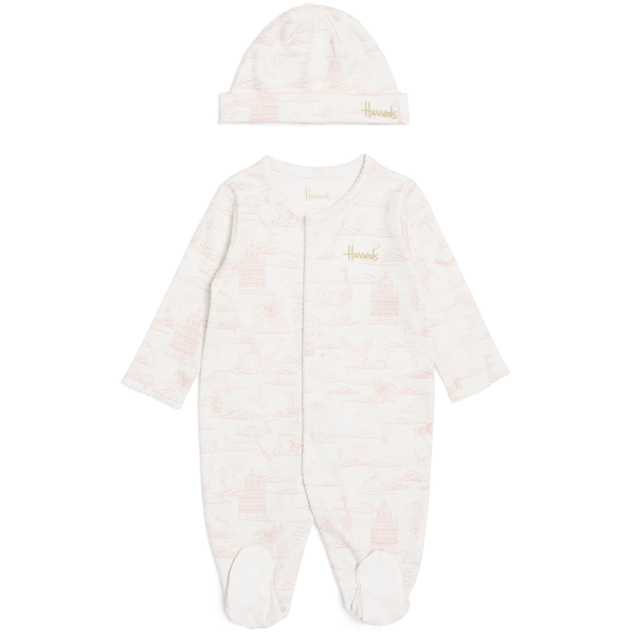 Cotton Balloon All-In-One and Hat Set (0-18 Months)