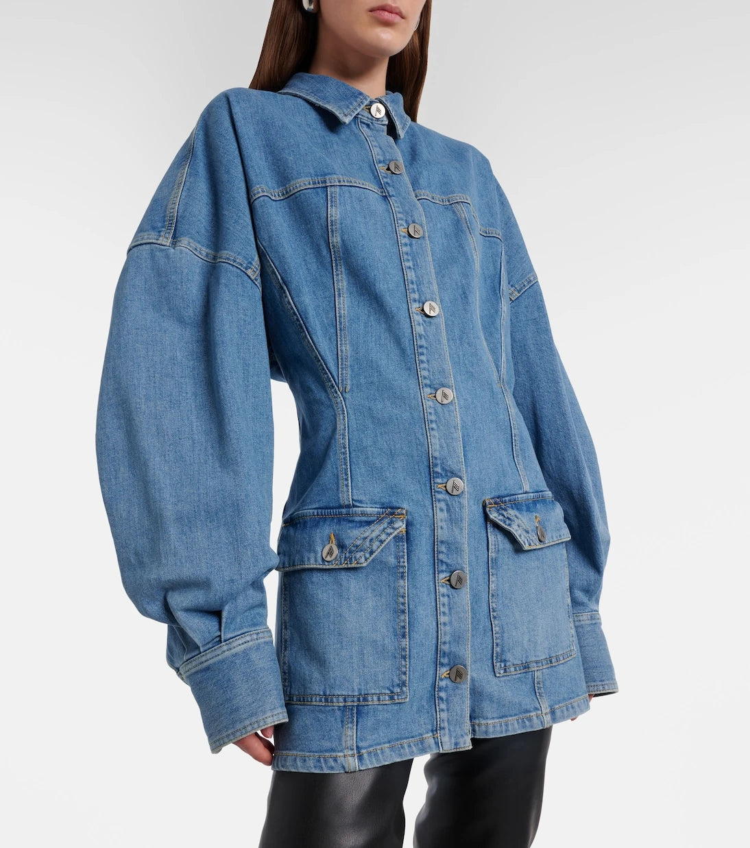 The Attico - Denim minidress