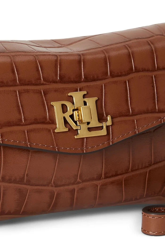 Lauren Ralph Lauren kadın deri crossbody çanta