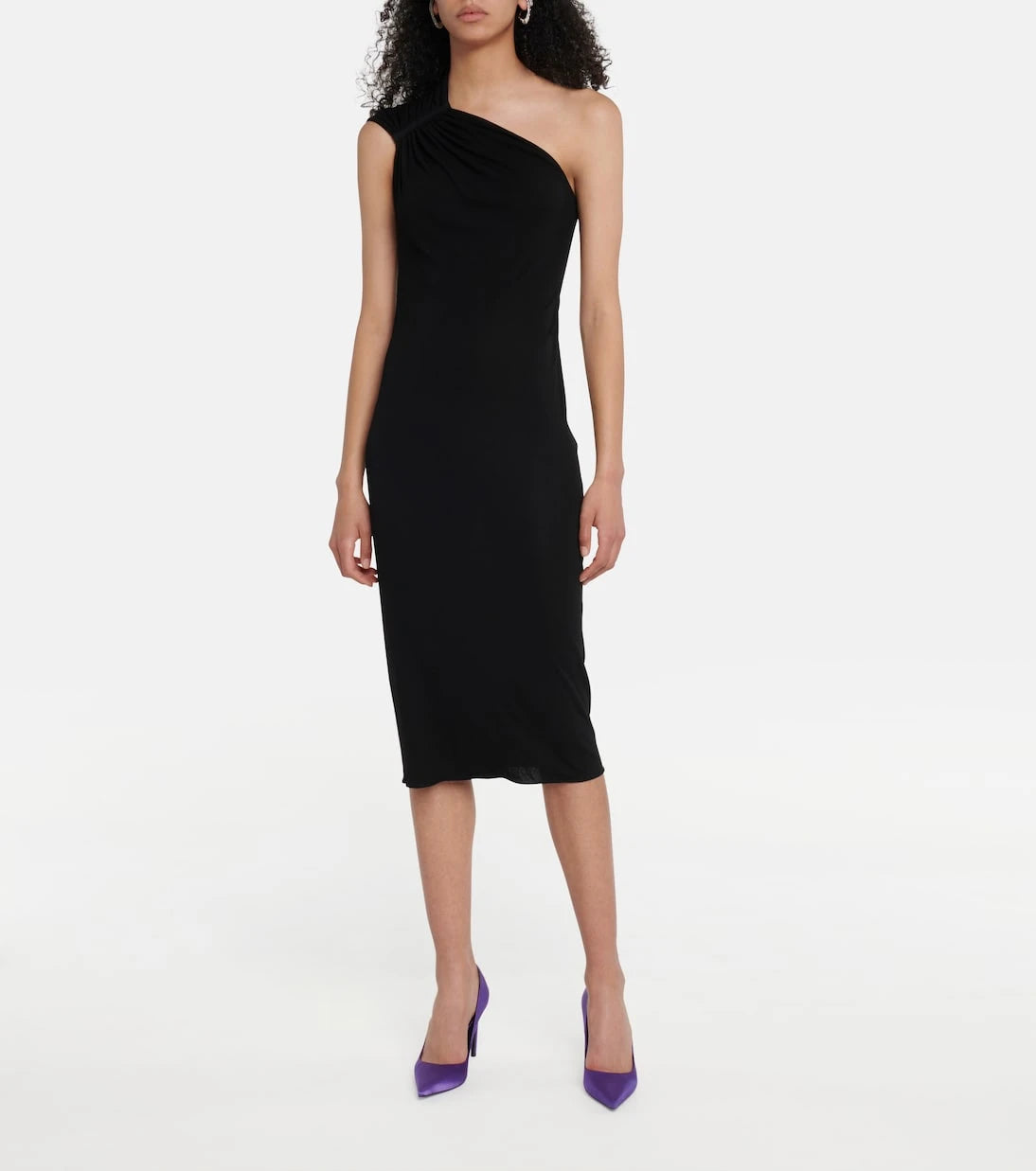 Tom Ford - One-shoulder jersey midi dress