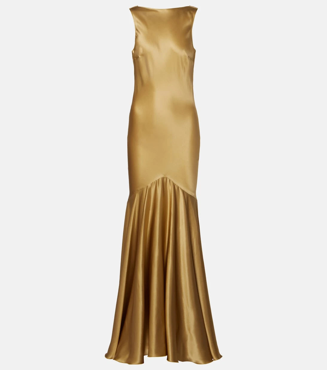 Nina Ricci - Open-back satin gown