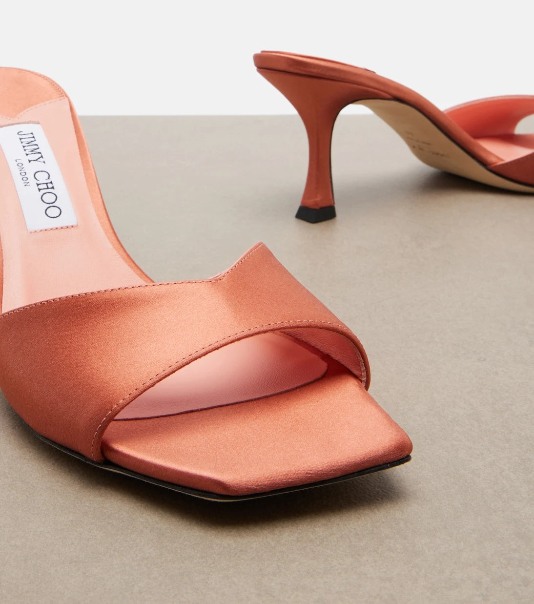 Jimmy Choo - Skye satin mules