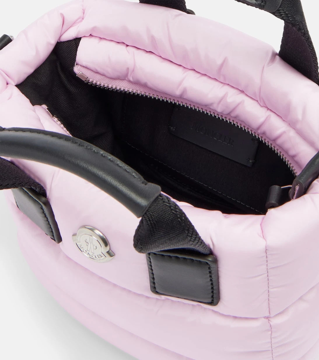 Moncler - Cardoc Micro down top-handle bag