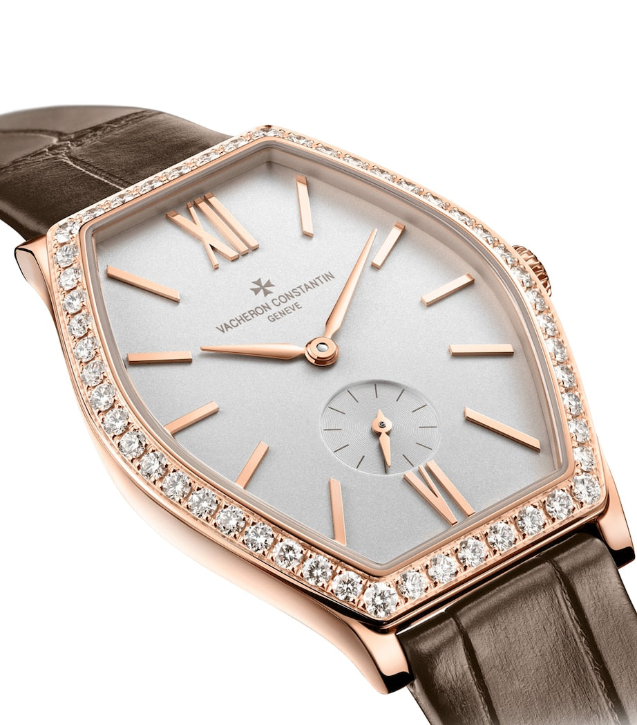Rose Gold and Diamond Malte Watch 28.4mm