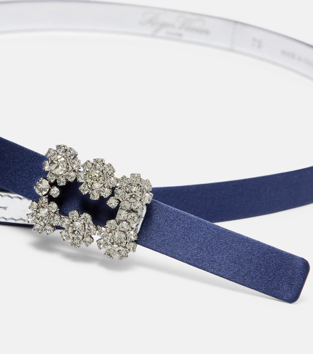 Roger Vivier - Efflorescence satin belt