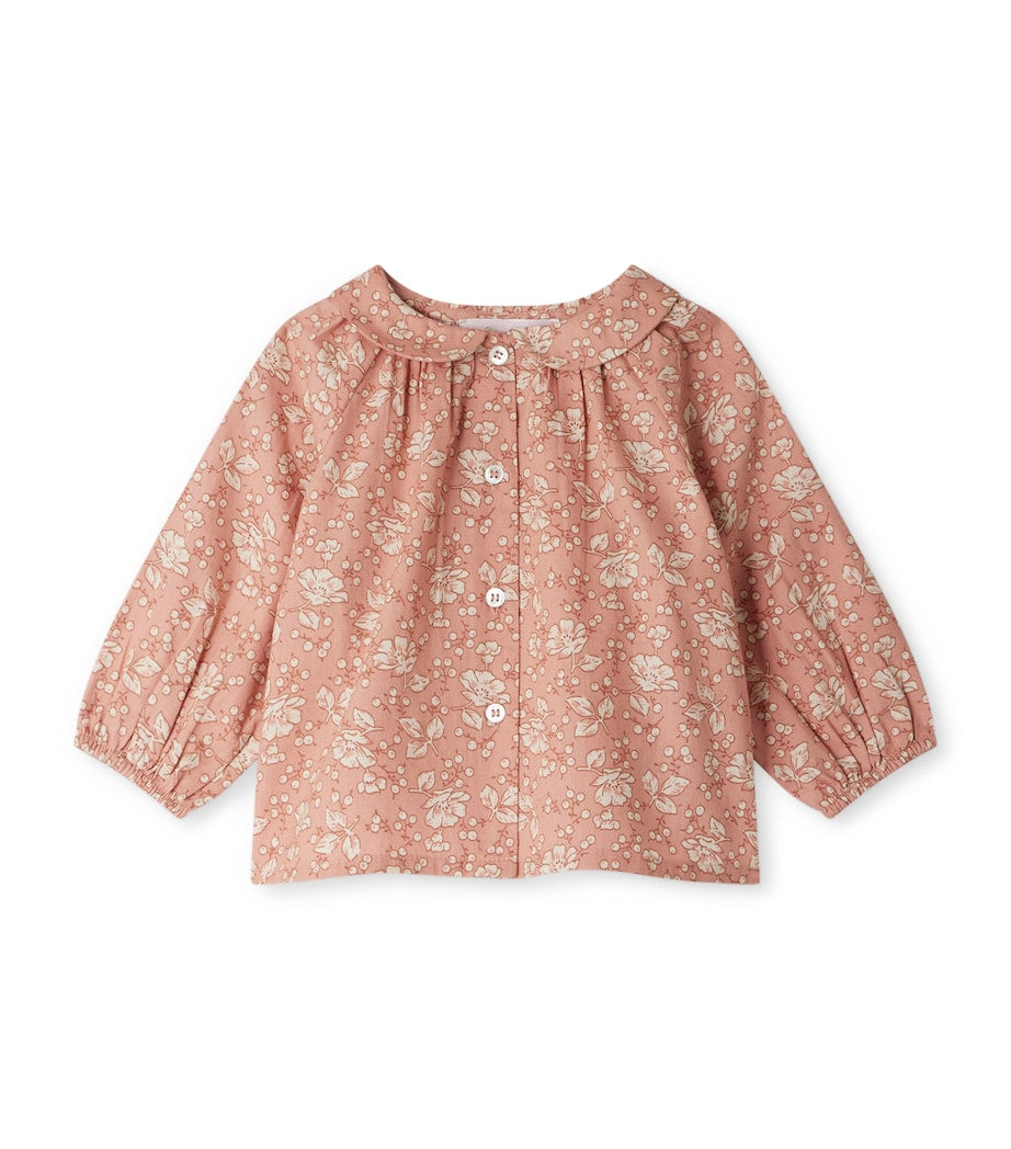 Organic Cotton Domino Blouse (24-36 Months)