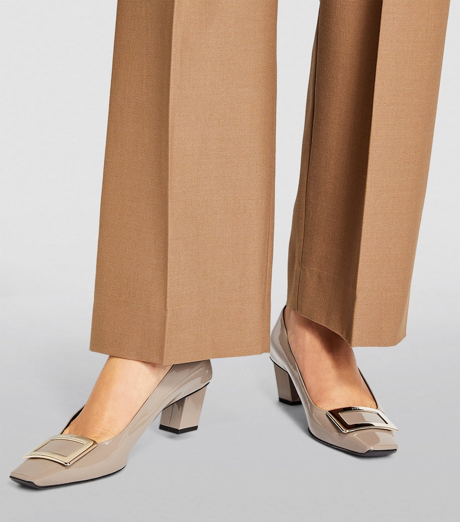 Roger Vivier Brown Decolleté Belle Vivier Pumps 45